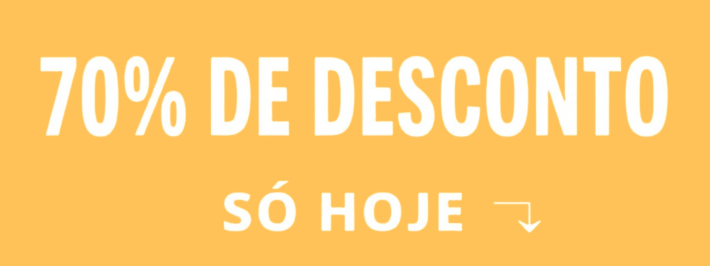 Banner 70% de desconto